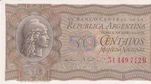 Argentina, 50 Centavos 1962, UNC