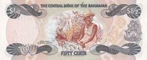 Bahamas, 50 Cents 1974, UNC