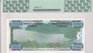 Burundi, 2.000 Francs 2001, PCGS ... 