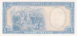 Chile, 1/2 Escudo 1962-1975, AUNC