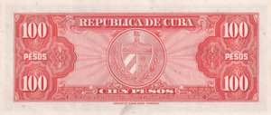 Cuba, 100 Pesos 1959, UNC