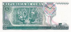Cuba, 5 Pesos 1991, UNC