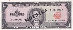 Dominican Republic, 1 Peso Specimen ... 