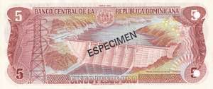 Dominican Republic, 5 Pesos ... 