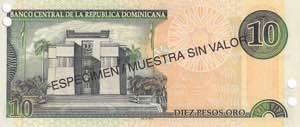 Dominican Republic, 10 Pesos ... 