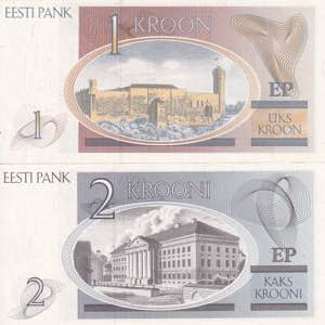 Estonia, 1992 Issues Lot, 1-2 ... 