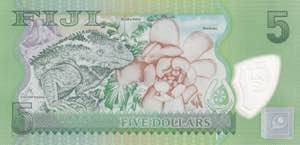 Fiji, 5 Dollars 2013, UNC