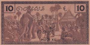 French Indochina, 10 Cents 1939, ... 