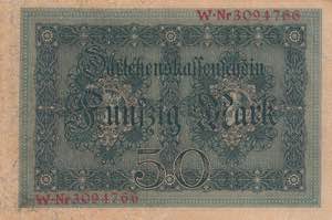 Germany, 50 Mark 1914, AUNC