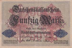 Germany, 50 Mark 1914, AUNC
