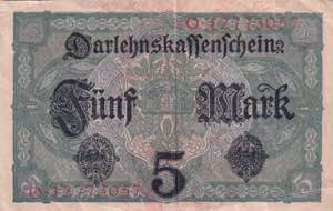 Germany, 5 Mark 1917, VF