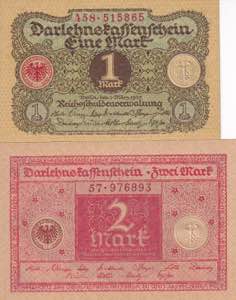 Germany, 1-2 Mark 1920, UNC