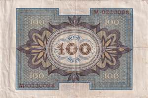 Germany, 100 Mark 1920, VF