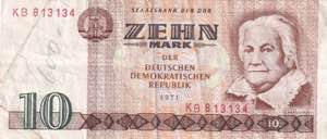Germany, 10 Mark 1971, F