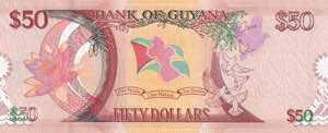 Guyana, 50 Dollars 2016, UNC