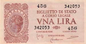 Italy, 1 Lira 1935, XF+