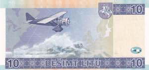 Lithuania, 10 Litu 2001, UNC