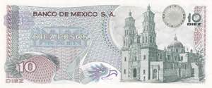 Mexico, 10 Pesos 1975, UNC
