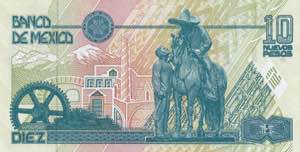 Mexico, 10 Pesos 1992, UNC