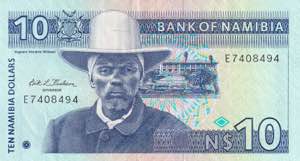 Namibia, 10 Dollars 1993, UNC