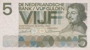 Netherlands, 5 Gulden 1938, XF+