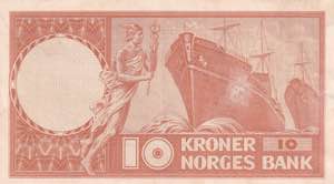 Norway, 10 Kroner 1959, XF+
