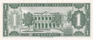 Paraguay, 1 Guarani 1952, UNC