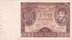 Poland, 100 Zloty 1934, VF+