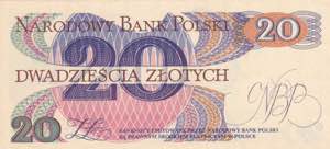 Poland, 20 Zloty 1982, UNC