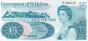 Saint Helena, 5 Pounds 1981, UNC