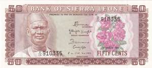 Sierra Leone, 50 Cents 1984, UNC