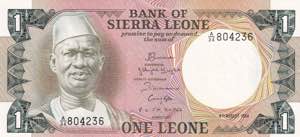 Sierra Leone, 1 Leone 1984, UNC
