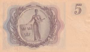 Sweden, 5 Kronor 1959, UNC-