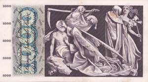 Switzerland, 1.000 Francs 1957, UNC