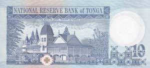 Tonga, 10 Paanga 1992-1995, UNC