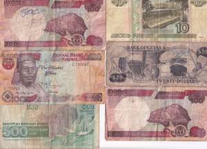 Mixed Lot of 15 ea Banknotes, F/VF