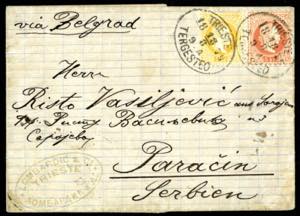 EUROPA - AUSTRIA. Da Trieste, 18.8.1879, per ... 