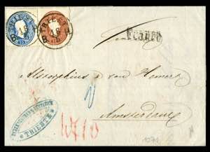 EUROPA - AUSTRIA. Da Trieste, 18.5.1863, per ... 