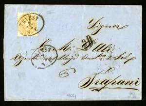 EUROPA - AUSTRIA. Da Trieste, 9.3.1868, per ... 