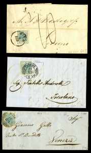 EUROPA - AUSTRIA. 8 Lettere,  1850 - 1856, ... 