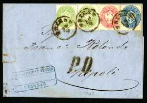 EUROPA - AUSTRIA. Da Trieste, 20.9.1865 (?), ... 