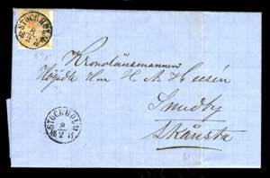 EUROPA - SVEZIA. Da Stoccolma, 9.2.1871, per ... 