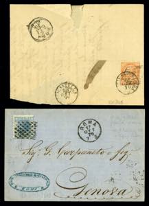 ANTICHI STATI ITALIANI. 1870 - una lettera ... 