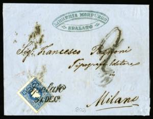 EUROPA - AUSTRIA. Da Spalato, 31.12.1860, ... 