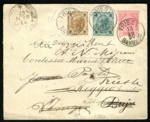 EUROPA - AUSTRIA. Da Trieste, 13.12.1896, ... 