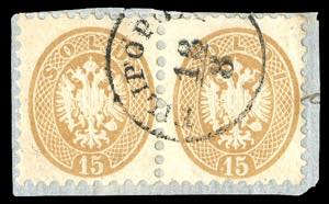 EUROPA -. 15s Va emissione (L45) in coppia ... 