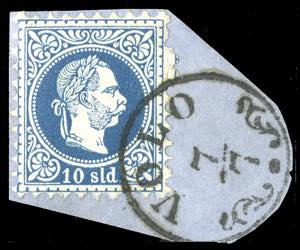 EUROPA -. 10s VIa emissione su frammento con ... 