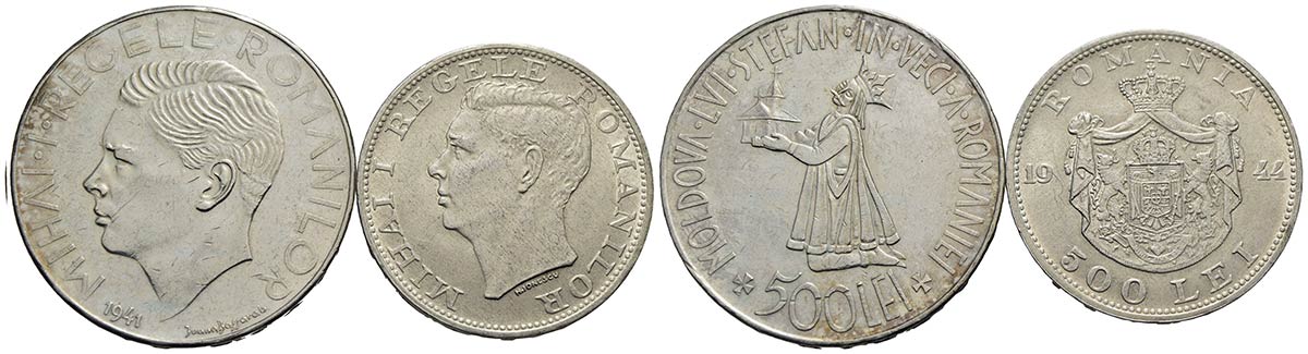 ROMANIA Michele I 1940 1947 500 Lei 1941 Bertolami