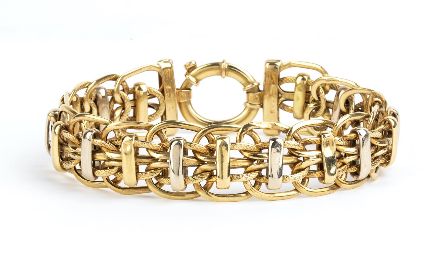 Gorgeous 1968 x-link 18k solid gold bracelet - Hägersten, Sweden - 7.5 –  penelopepenelope