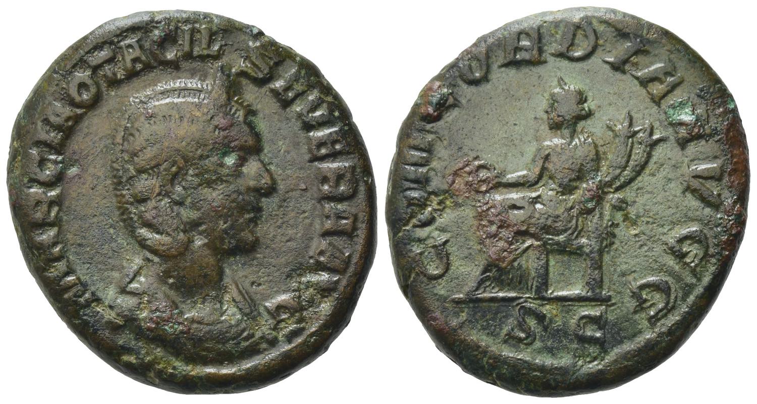 Otacilia Severa (Augusta, 244-249). Æ As (25mm, ... - Bertolami Fine Art